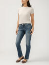 Elyse Mid Rise Straight Leg Jeans image number 2