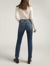Elyse Mid Rise Straight Leg Jeans image number 1