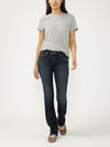 Elyse Mid Rise Slim Bootcut Luxe Stretch Jeans image number 0