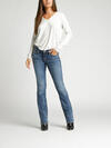 Elyse Mid Rise Slim Bootcut Jeans image number 3