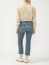 Elyse Mid Rise Kick Flare Luxe Stretch Jeans image number 1