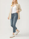 Elyse Mid Rise Kick Flare Luxe Stretch Jeans image number 2