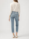 Boyfriend Mid Rise Slim Leg Luxe Stretch Jeans image number 1