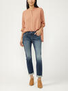 Boyfriend Mid Rise Slim Leg Jeans image number 0
