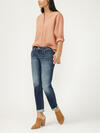 Boyfriend Mid Rise Slim Leg Jeans image number 2