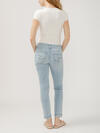 Girlfriend Mid Rise Slim Leg Jeans image number 1