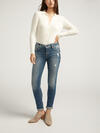 Girlfriend Mid Rise Skinny Jeans image number 0