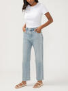 90s Relaxed Mid Rise Straight Leg Ankle Jeans image number 2