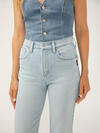 Highly Desirable High Rise Straight Leg Ankle Jeans image number 3