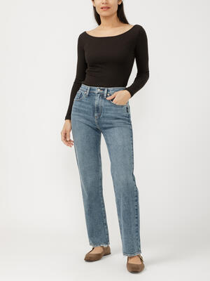Highly Desirable High Rise Straight Leg Jeans