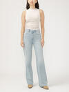 Highly Desirable High Rise Trouser Leg Jeans image number 0
