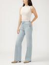 Highly Desirable High Rise Trouser Leg Jeans image number 2