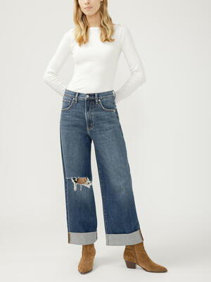 Be Easy High Rise Wide Leg Jeans