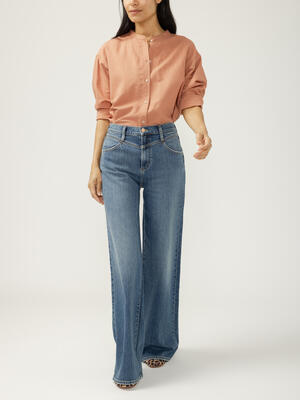 Highly Desirable High Rise Ultra Wide Leg Jeans