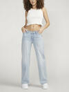 V-Front Mid Rise Wide Leg Jeans image number 0
