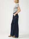 High Rise Pleated Trouser Leg Jeans image number 2