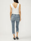 Elyse Mid Rise Luxe Stretch Capri image number 1