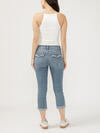 Elyse Mid Rise Luxe Stretch Americana Capri image number 1