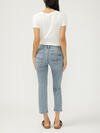 Suki Mid Rise Cropped Straight Leg Jeans image number 1