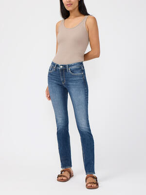 Most Wanted Mid Rise Straight Leg Jeans
