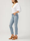 Most Wanted Mid Rise Ankle Straight Leg Jeans image number 2