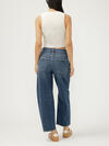 High Rise Barrel Leg Jeans image number 1