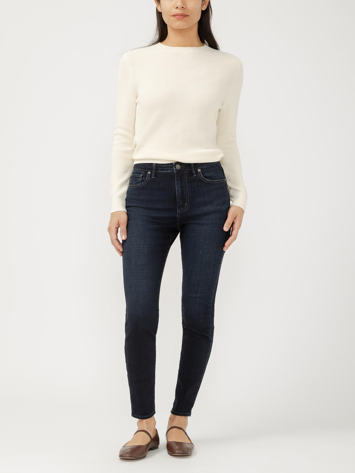 Isbister High Rise Skinny Luxe Stretch Jeans image number 0