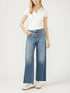 Isbister High Rise Two-Tone Wide Leg Ankle Jeans image number 0