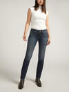 Britt Low Rise Straight Leg Luxe Stretch Jeans image number 0