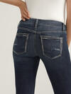 Britt Low Rise Straight Leg Luxe Stretch Jeans image number 3