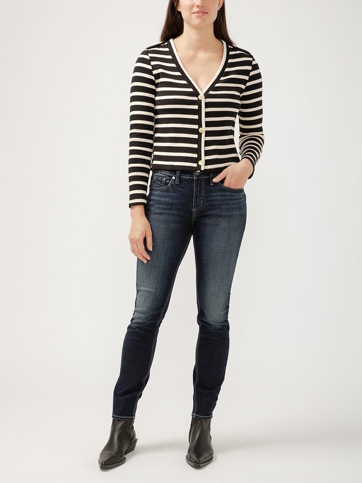 Suki Mid Rise Skinny Luxe Stretch  Jeans image number 0