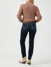 Suki Mid Rise Straight Leg Luxe Stretch Jeans image number 1