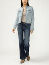 Suki Mid Rise Trouser Leg Jeans image number 0