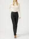 Suki Mid Rise Slim Bootcut Coated Jeans image number 0