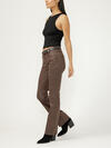 Suki Mid Rise Slim Bootcut Coated Jeans image number 2