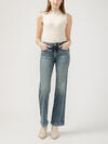 Suki Mid Rise Trouser Leg Jeans image number 4