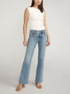 Suki Mid Rise Trouser Leg Jeans image number 0