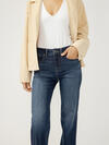 Avery High Rise Luxe Stretch Trouser Leg Jeans image number 3