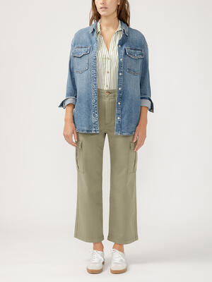 Women's Denim Shirt Jacket