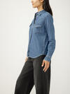 Women's Denim Western Shirt image number 2