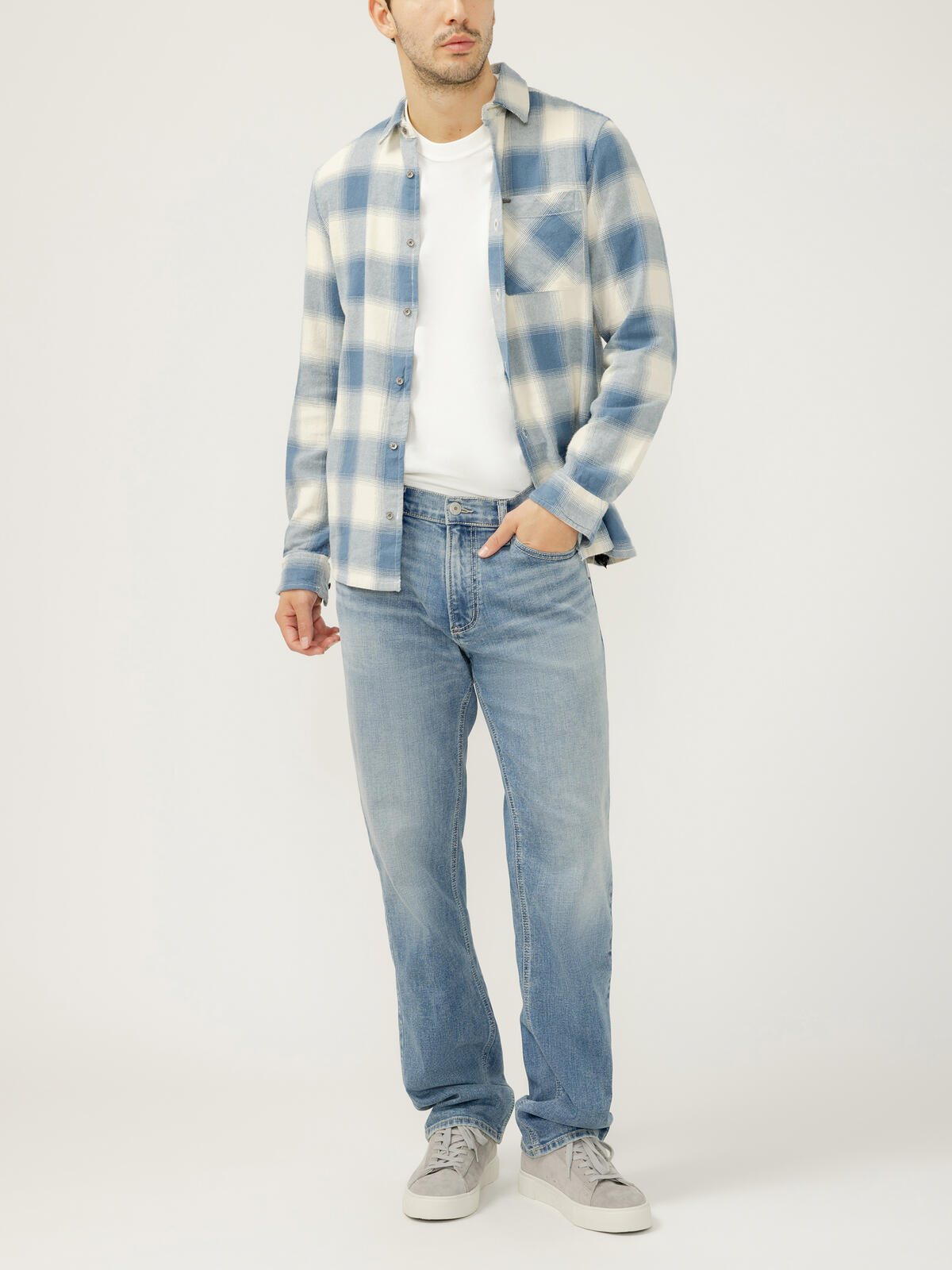 Grayson Classic Fit Straight Leg Luxe Heritage Jeans image number 0