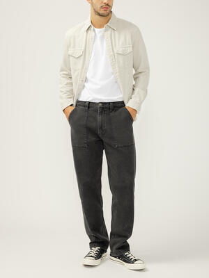 Straight Leg Utility Jeans