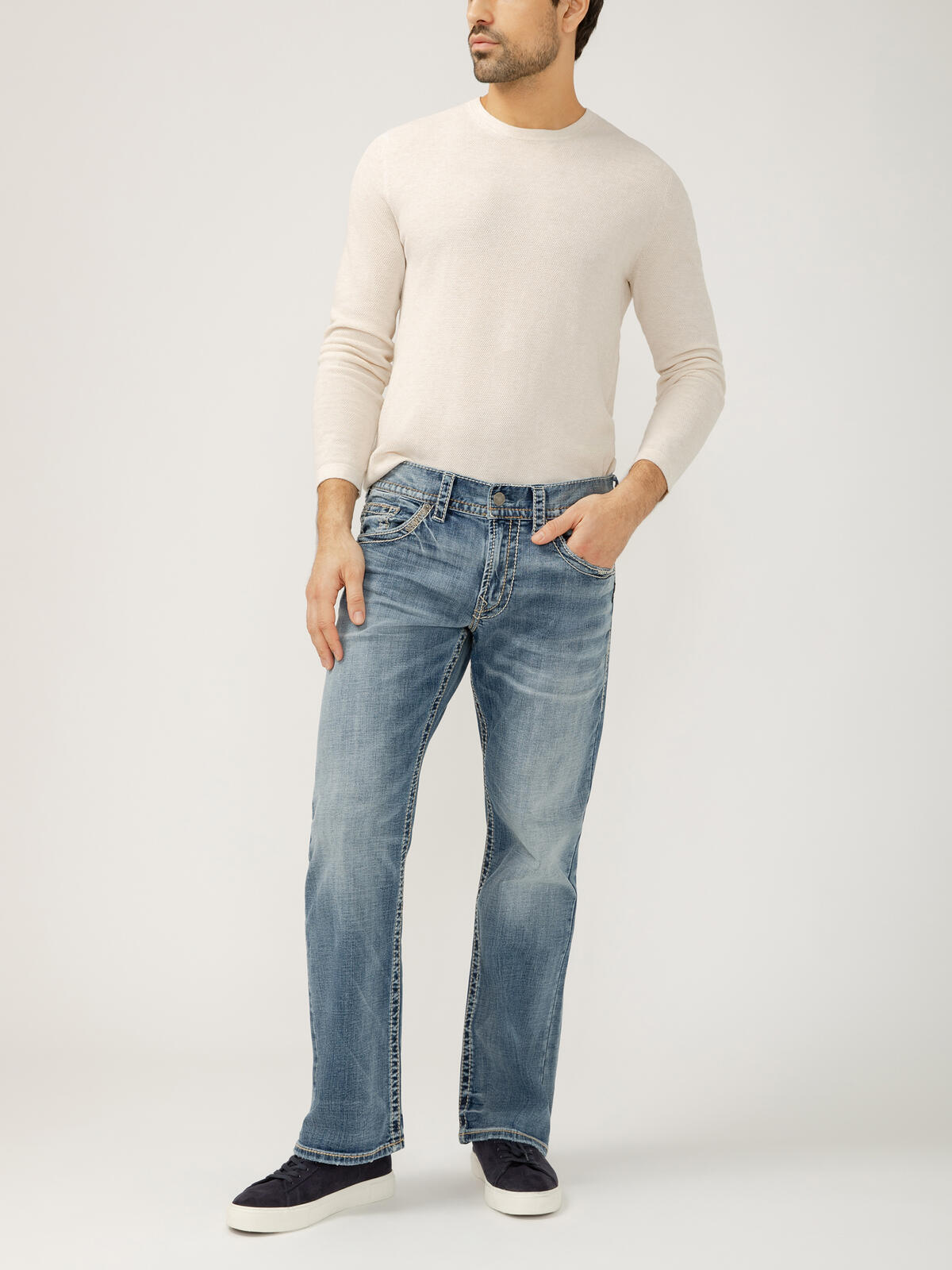 Zac Relaxed Fit Straight Leg Jeans image number 0
