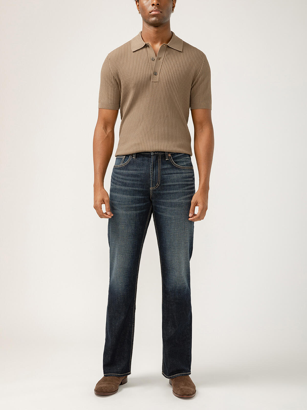 Zac Relaxed Fit Straight Leg Luxe Heritage Jeans image number 0