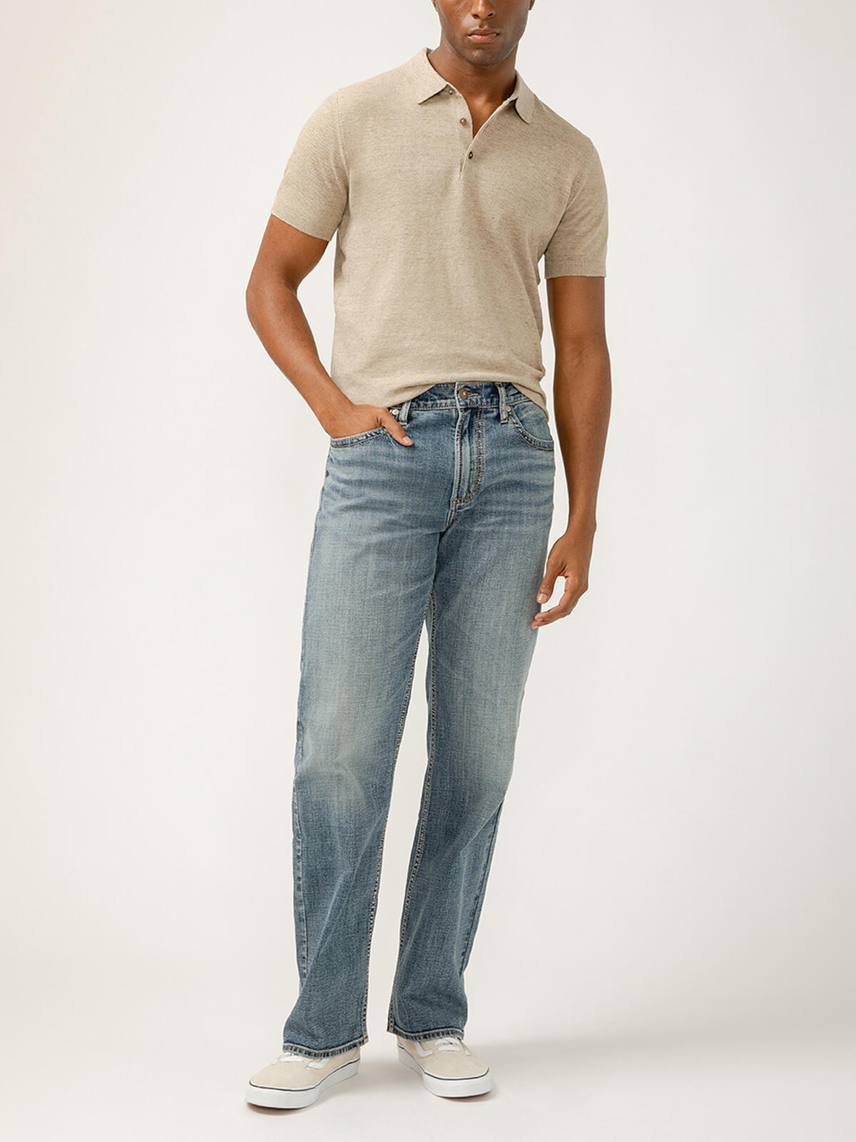 Zac Relaxed Fit Straight Leg Jeans image number 0