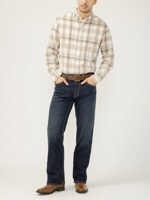 Zac Relaxed Fit Straight Leg Frontier Strong Jeans