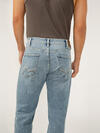 Eddie Relaxed Fit Slim Straight Leg Luxe Heritage Jeans image number 4