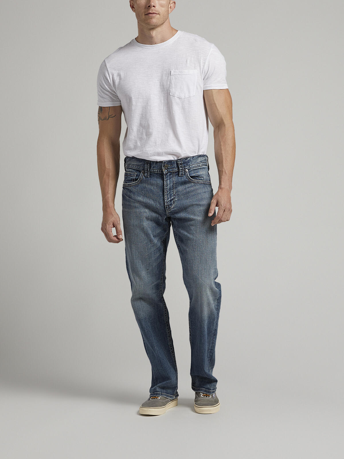 Gordie Relaxed Fit Straight Leg Jeans image number 0