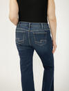 Elyse Mid Rise Slim Bootcut Luxe Stretch Jeans Plus Size image number 3