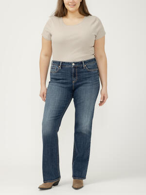 Elyse Mid Rise Bootcut Jeans